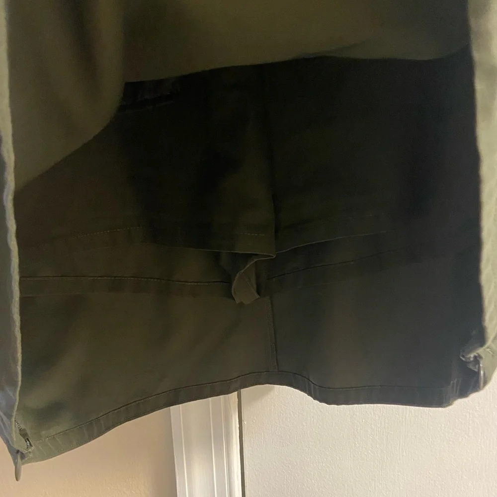 Patagonia fleetworth olive green skort mini skirt Sz 12